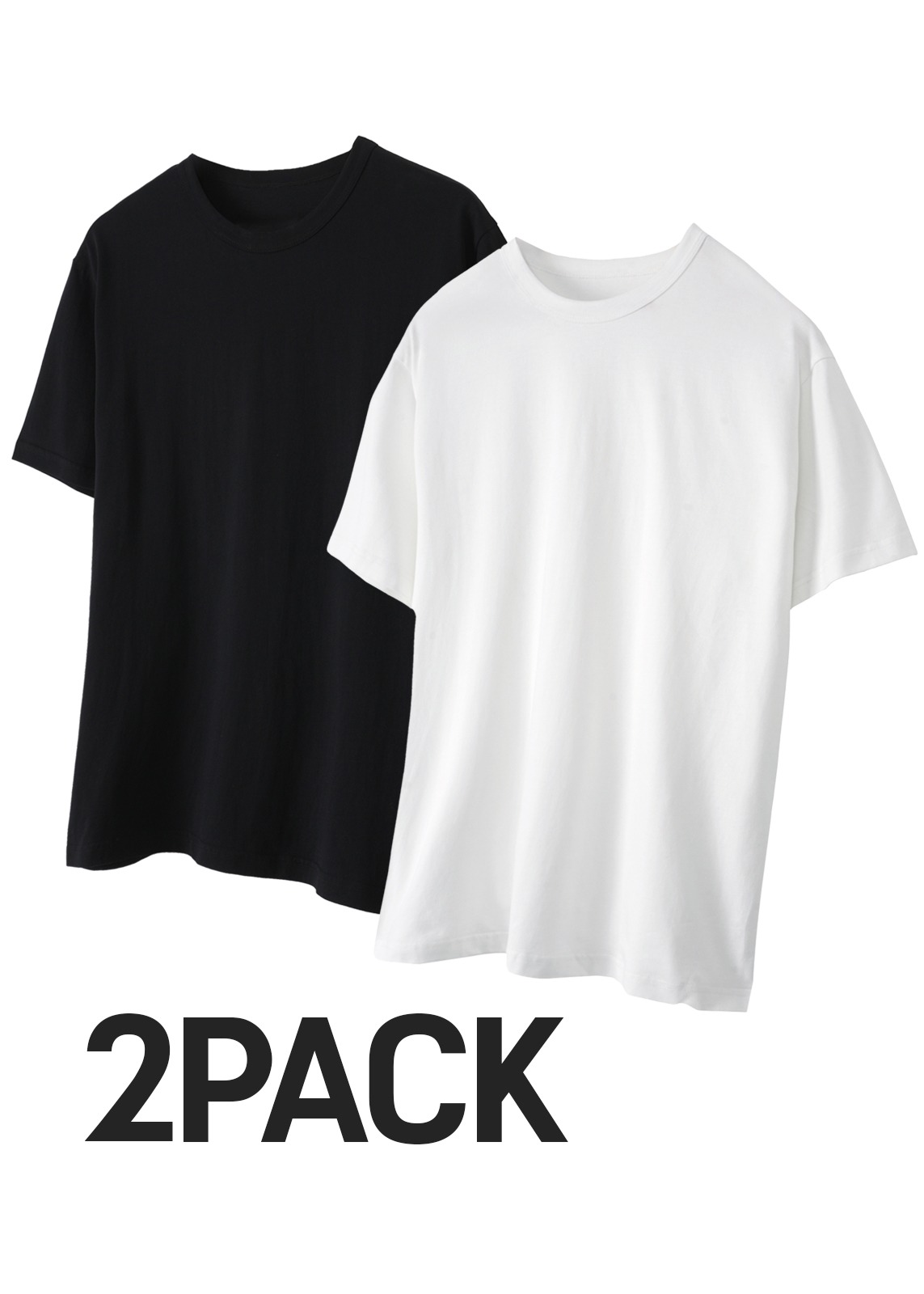 [2PACK] DW1015 베이직 코튼 반팔 티셔츠